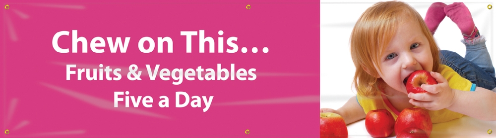 CHEW ON THIS...FRUITS & VEGETABLES FIVE A DAY