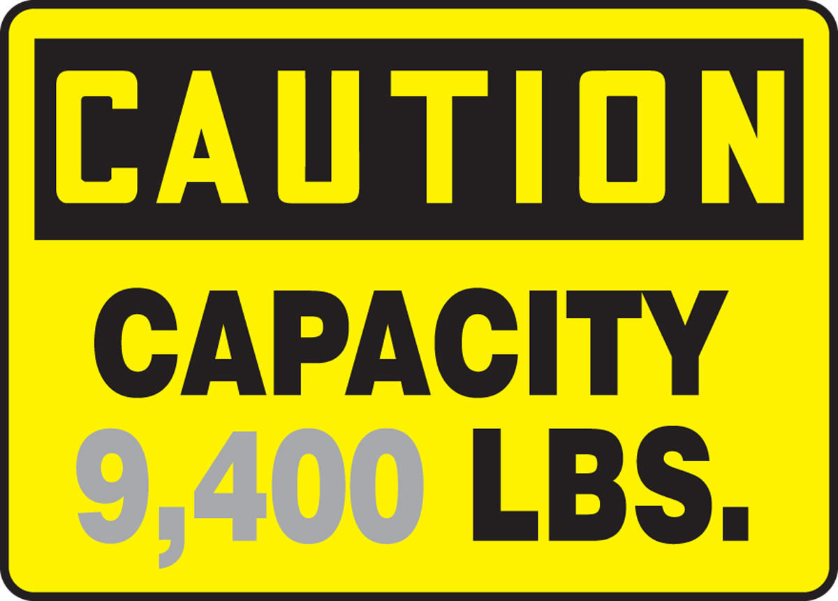 CAPACITY ___ LBS.