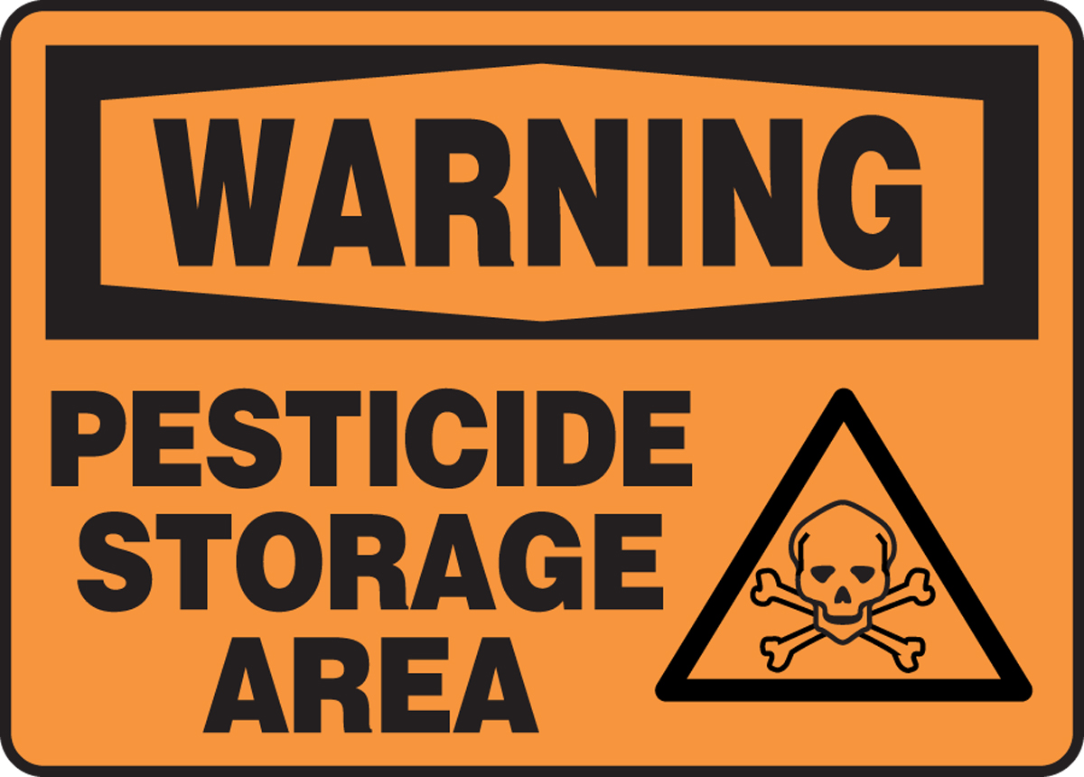 PESTICIDE STORAGE AREA (W/GRAPHIC)