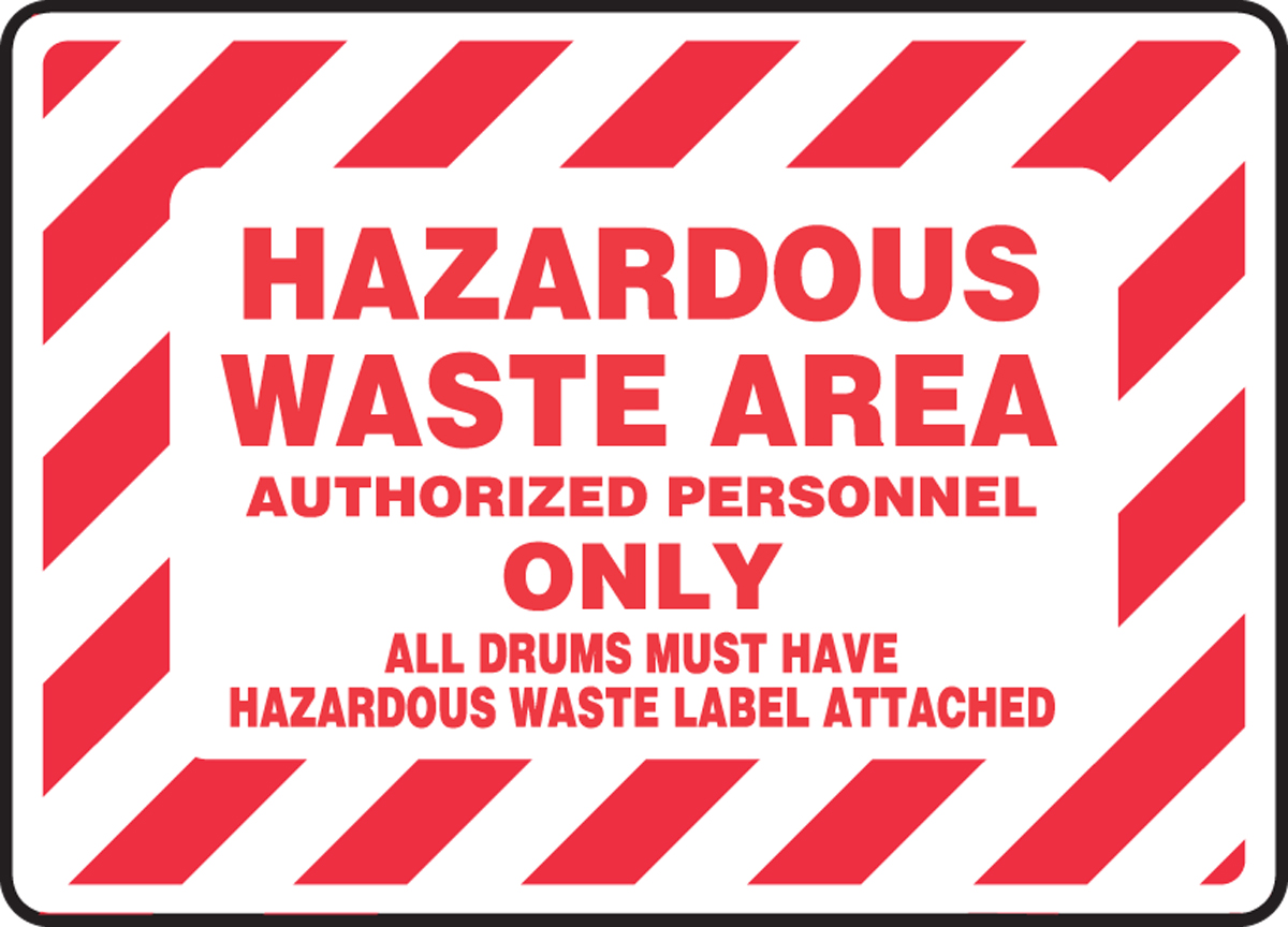 10 x 14 LegendRcra Accumulation Area 14 Wide Accuform MCHL585VP Plastic Sign 10 Height 10 Length x 14 width x 0.055 Thickness Plastic 10 Length White On Red 