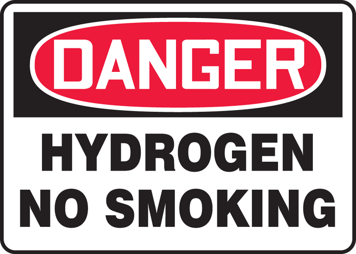 HYDROGEN NO SMOKING