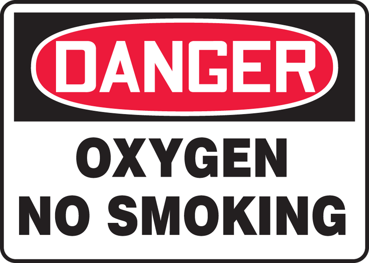 OXYGEN NO SMOKING