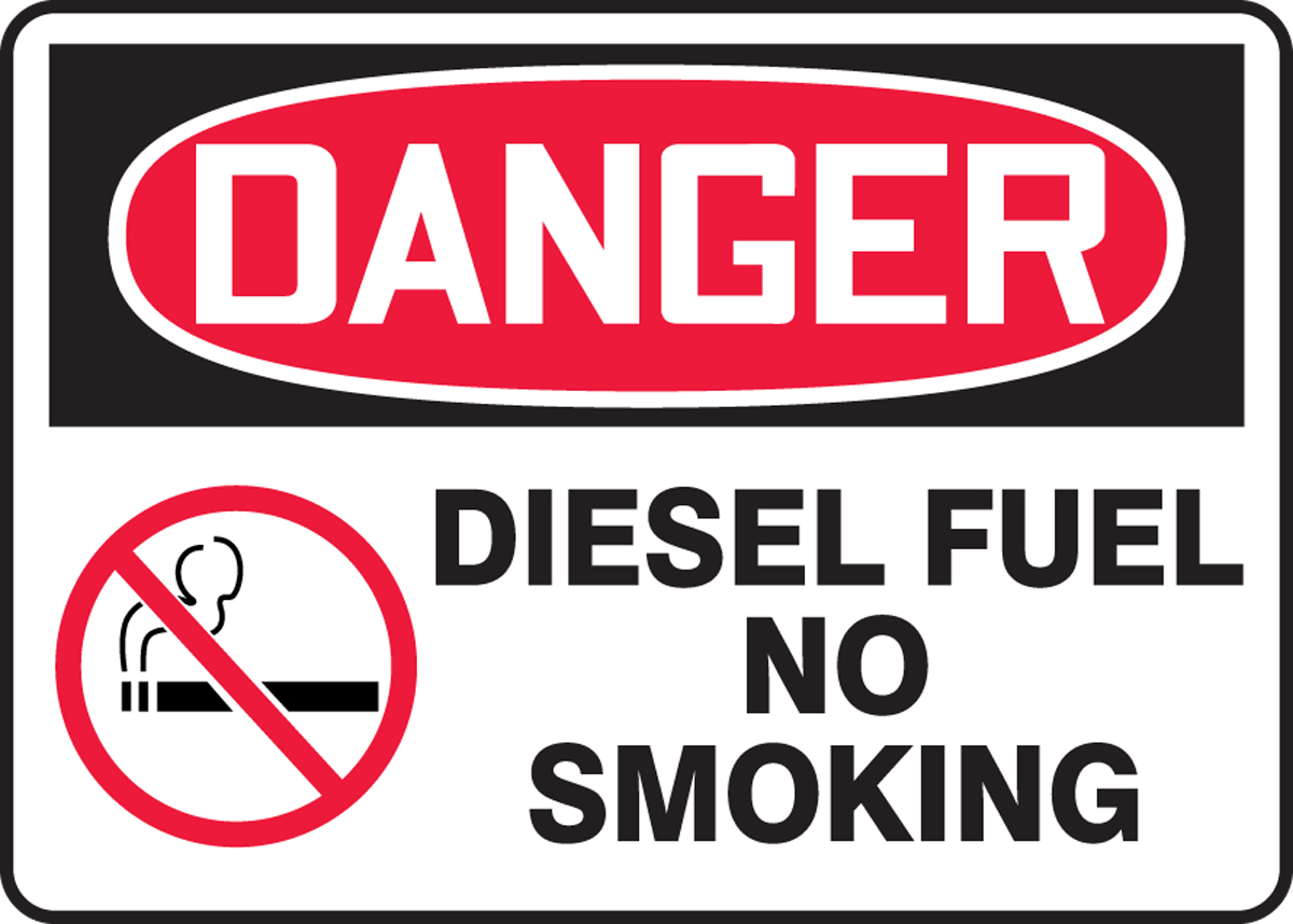 OSHA Danger Sign Off-Road Diesel FuelHeavy Duty Sign or Label 