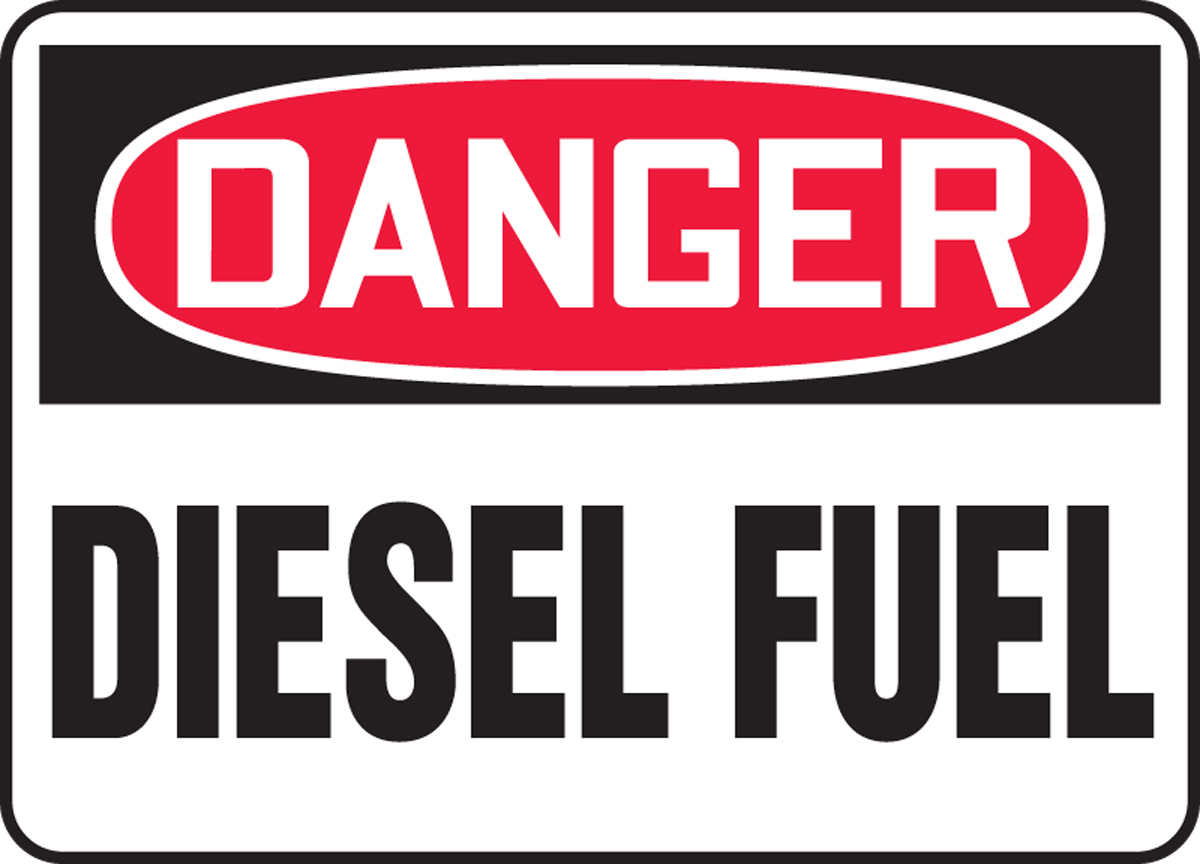 DANGER DIESEL FUEL