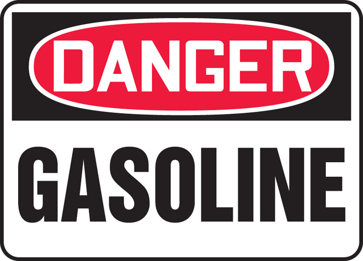 DANGER GASOLINE