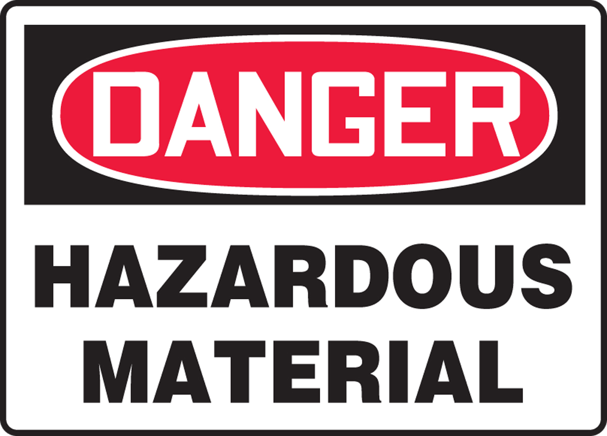 Hazardous Materials Handle With Care OSHA Caution Safety Sign MCHL686