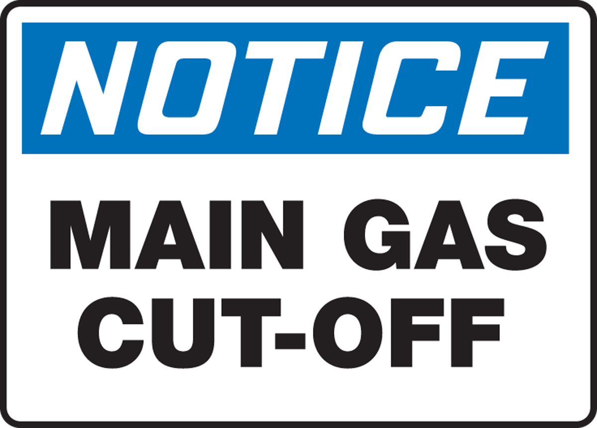 MAIN GAS CUT-OFF