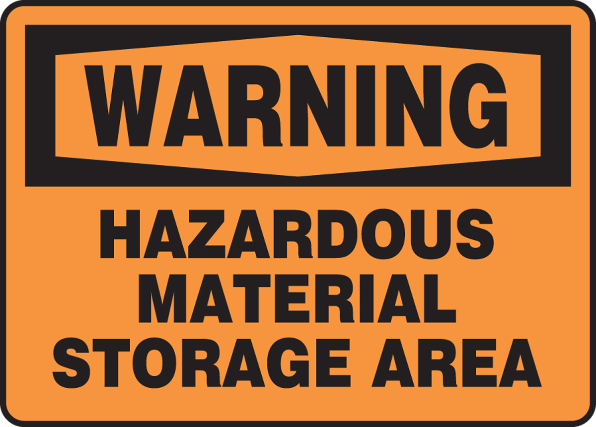 Hazardous Materials Handle With Care OSHA Caution Safety Sign MCHL686