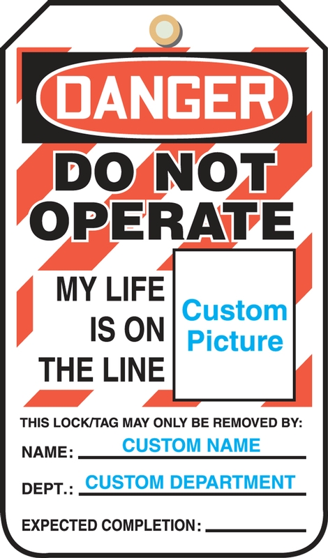 Safety Tag, Header: DANGER, Legend: SITETAGS®