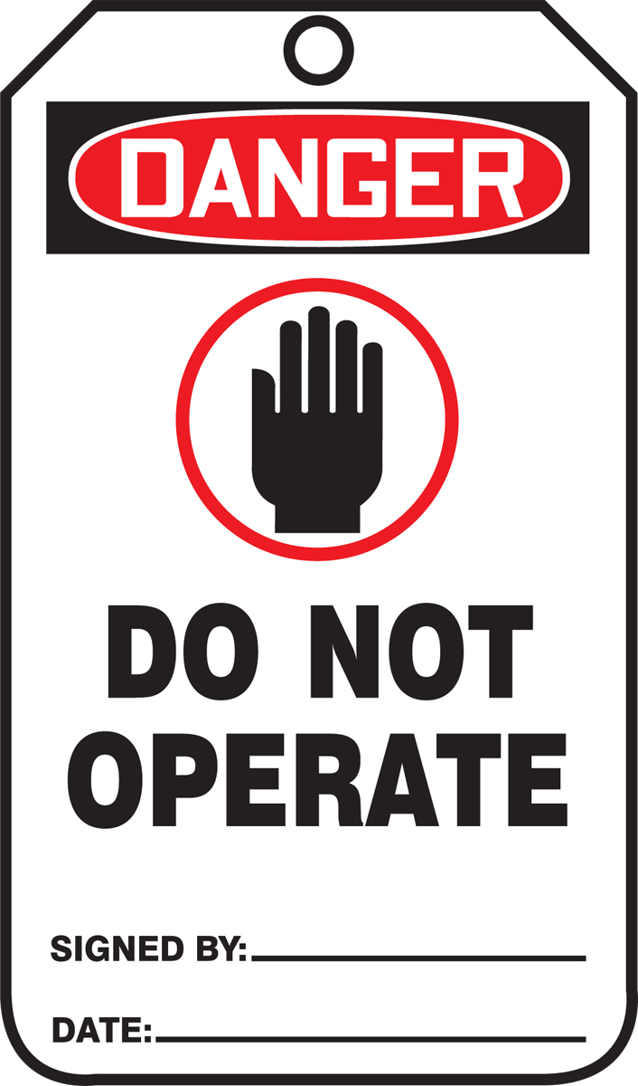 DO NOT OPERATE