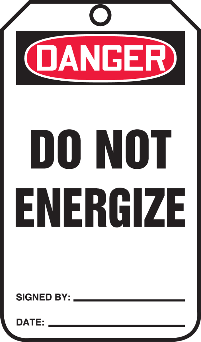 DO NOT ENERGIZE