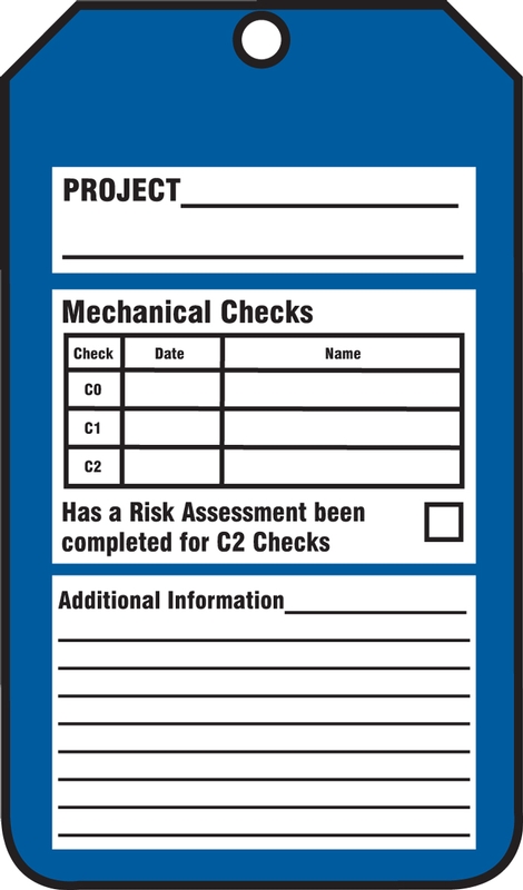 Commissioning Tag