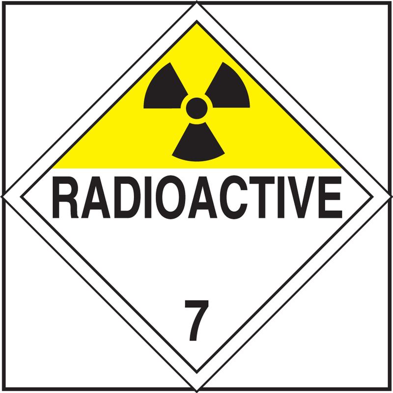 RADIOACTIVE (CLASS 7) (W/GRAPHIC)