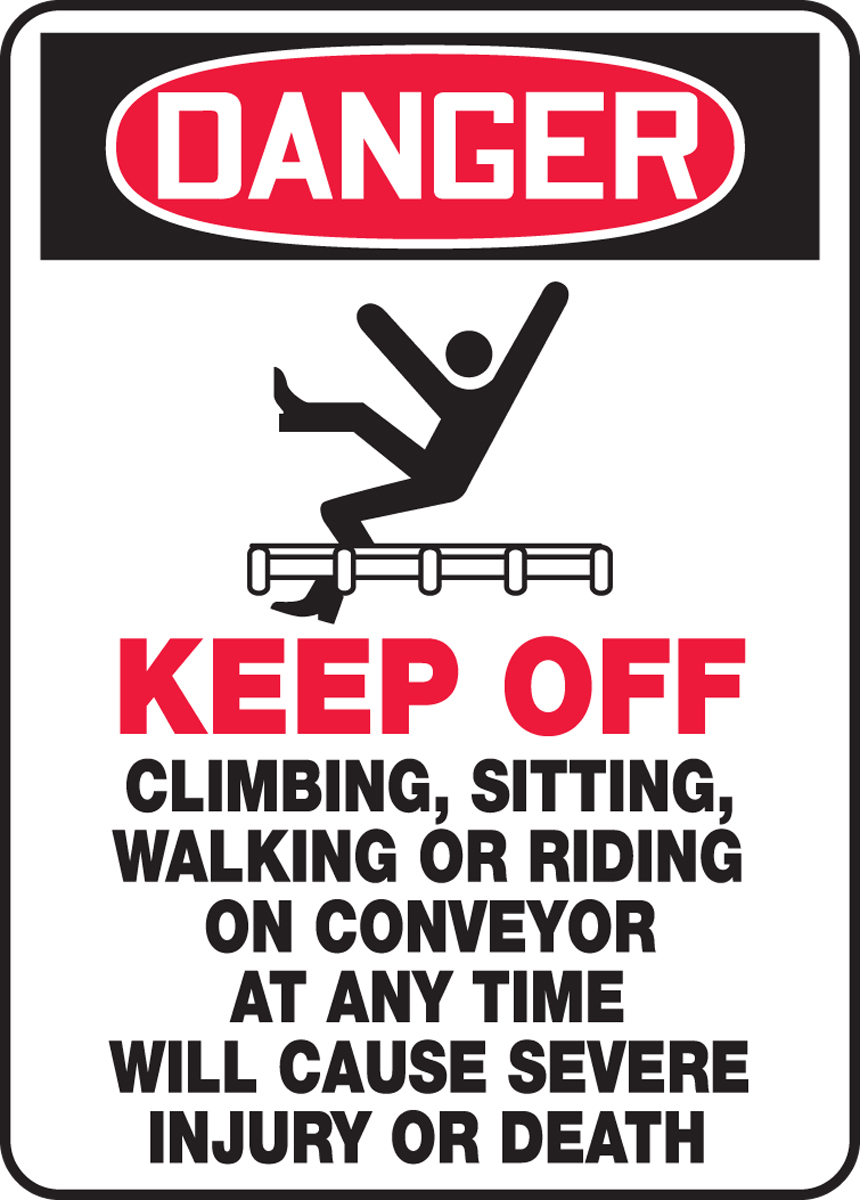 OSHA Notice Sign  Made in The USA Caution No Sitting No Standing No Climbing Aluminum Sign Work Site Protect Your Business Warehouse & Shop Area 