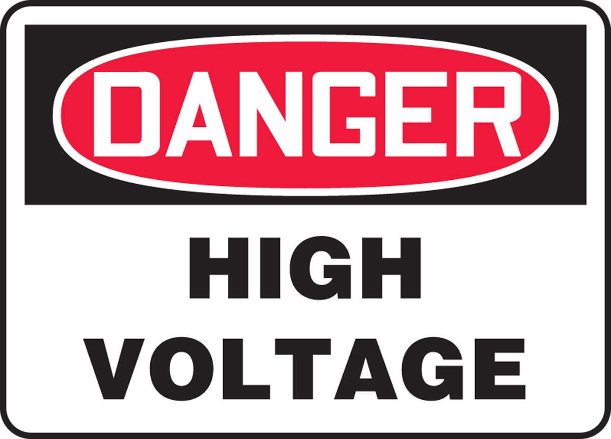 DANGER HIGH VOLTAGE