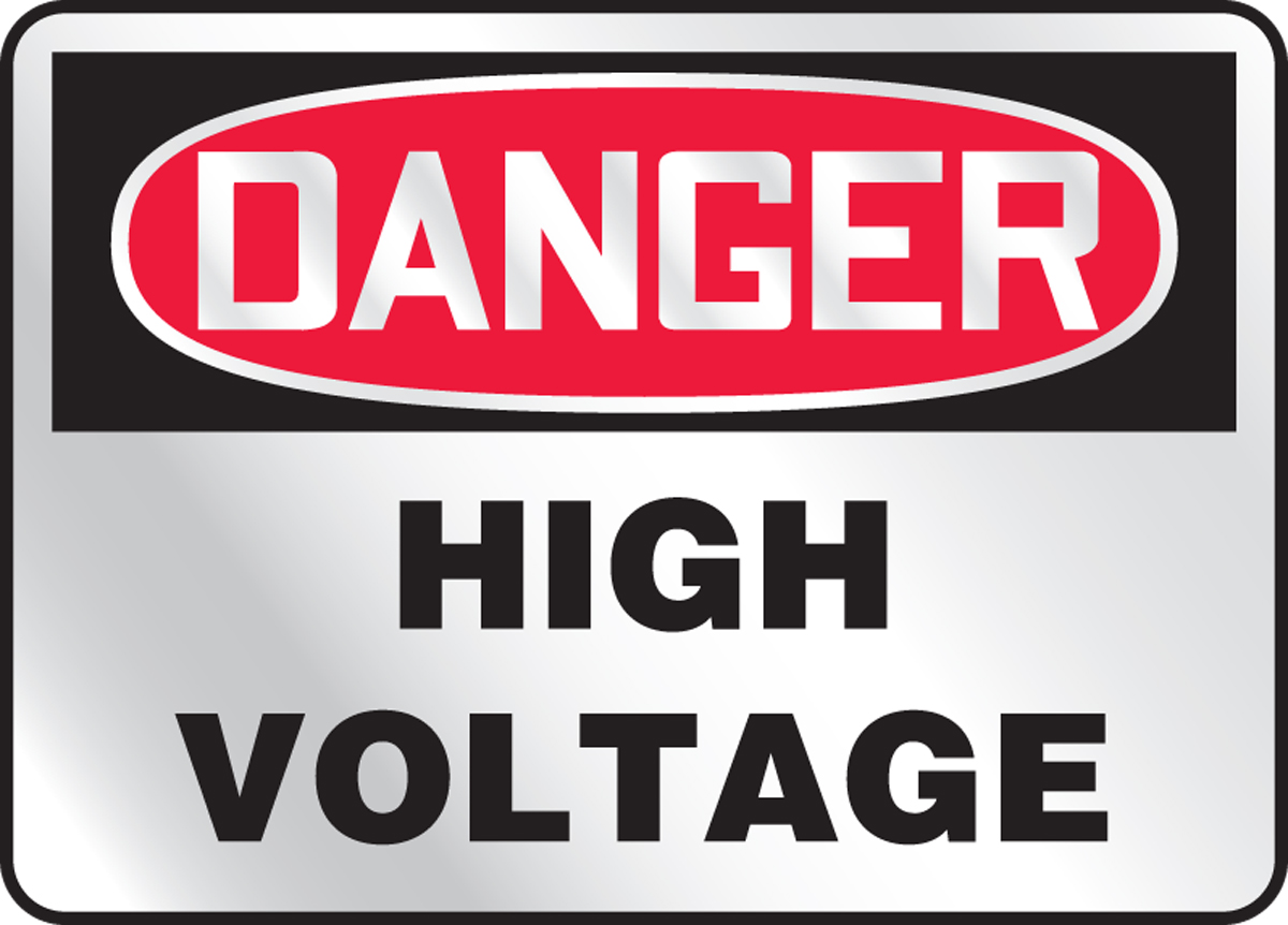 DANGER HIGH VOLTAGE