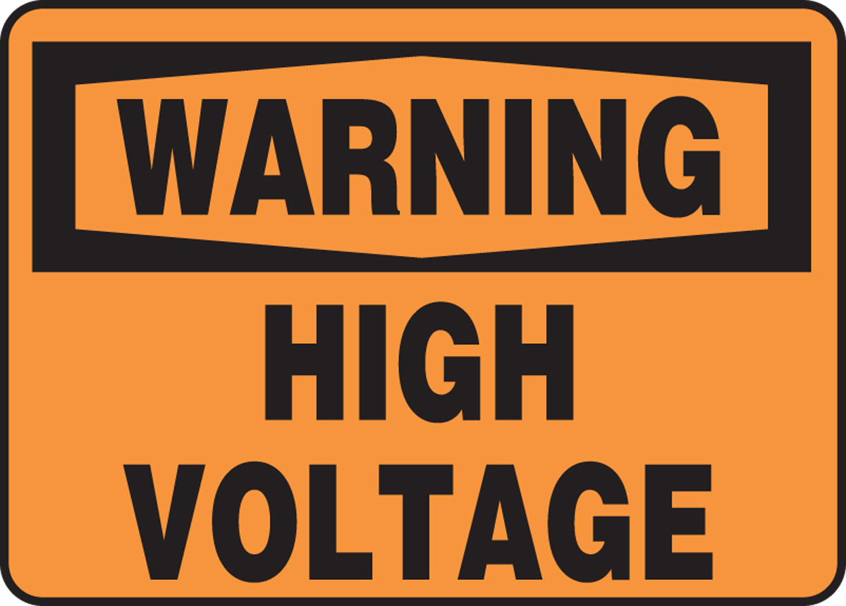 WARNING HIGH VOLTAGE