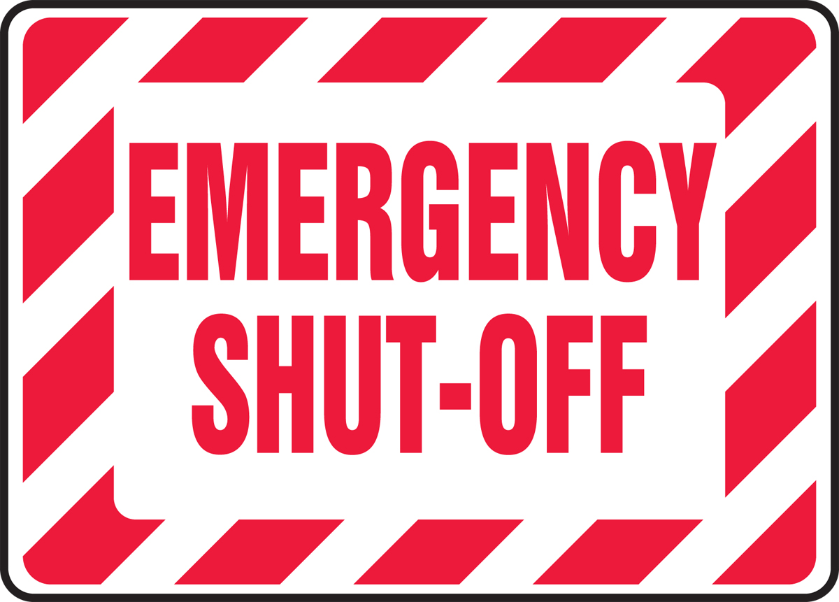 EMERGENCY SHUT-OFF