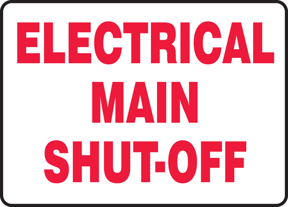 ELECTRICAL MAIN SHUT-OFF