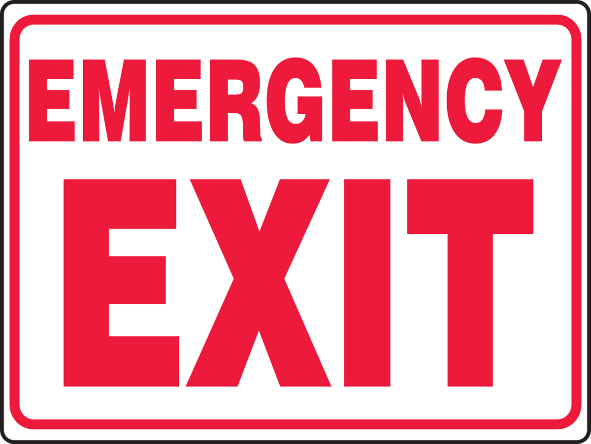 EMERGENCY EXIT