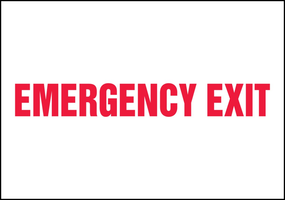 EMERGENY EXIT