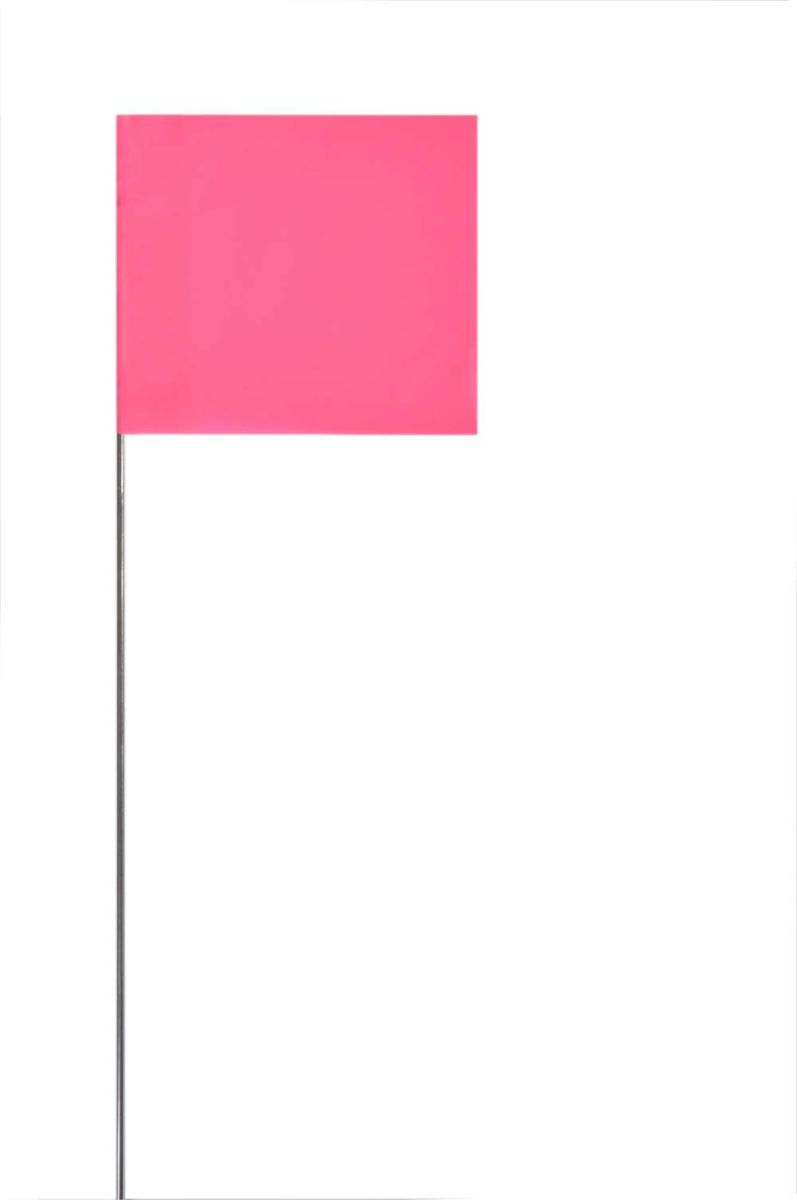 MARKING FLAG PINK GLO