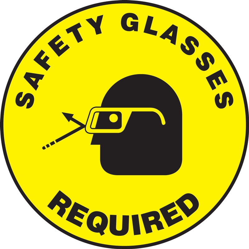 Safety Glasses Required