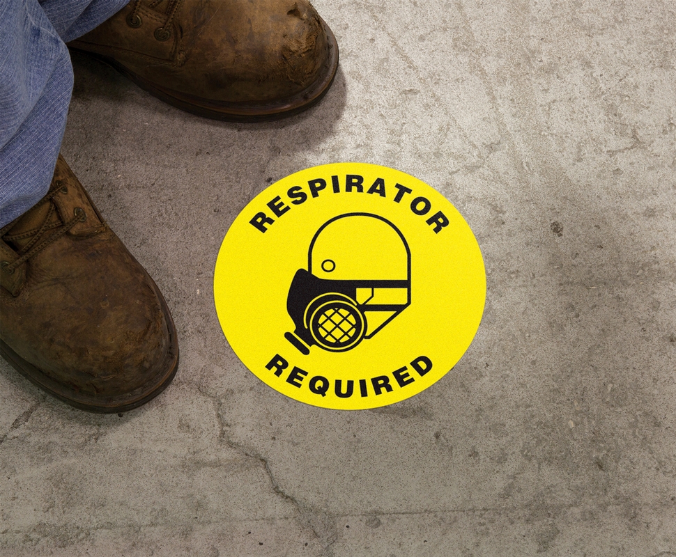 RESPIRATOR REQUIRED (W/ GRAPHIC)