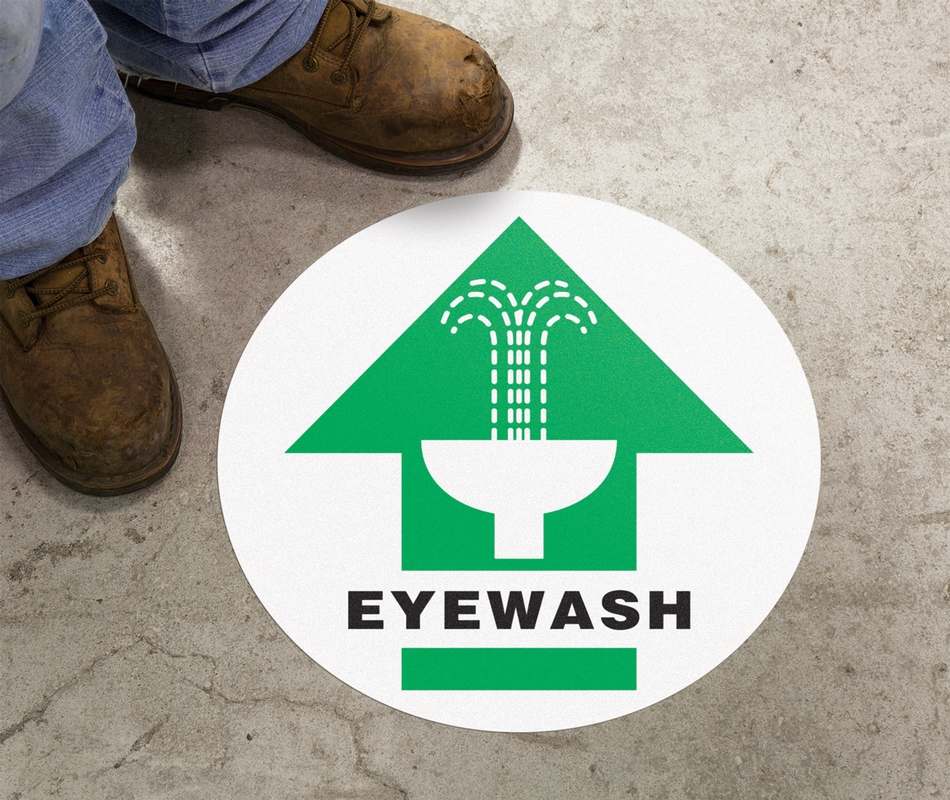 Plant & Facility, Legend: EYEWASH (W/ GRAPHIC)