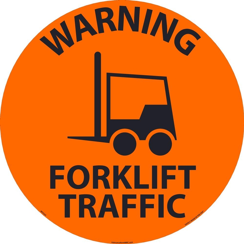 Warning Forklift Traffic