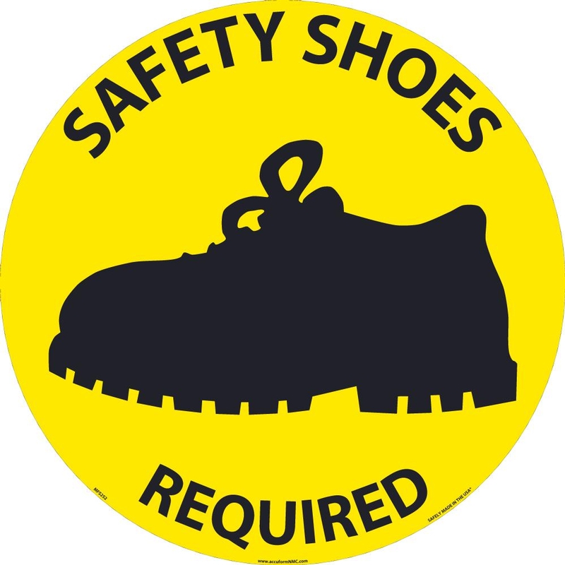 Safety Shoes Required