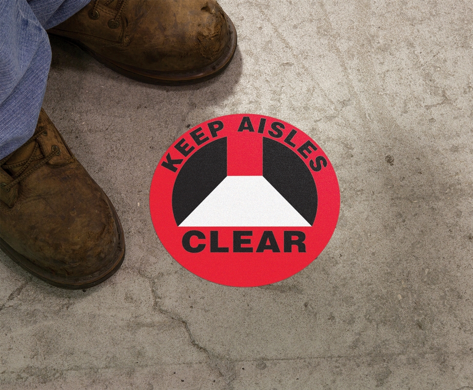 KEEP AISLES CLEAR
