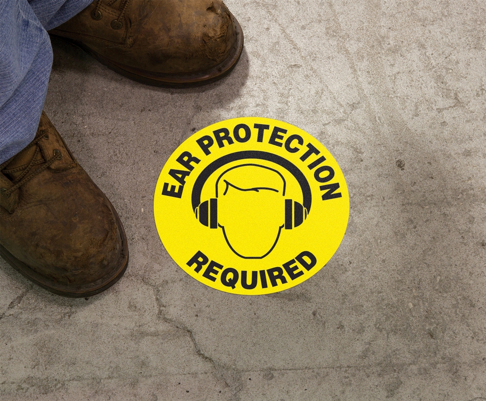 EAR PROTECTION REQUIRED (W/ GRAPHIC)
