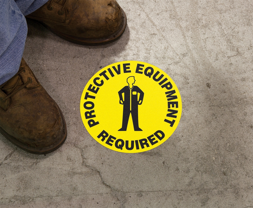 PROTECTIVE EQUIPMENT REQUIRED (W/ GRAPHIC)