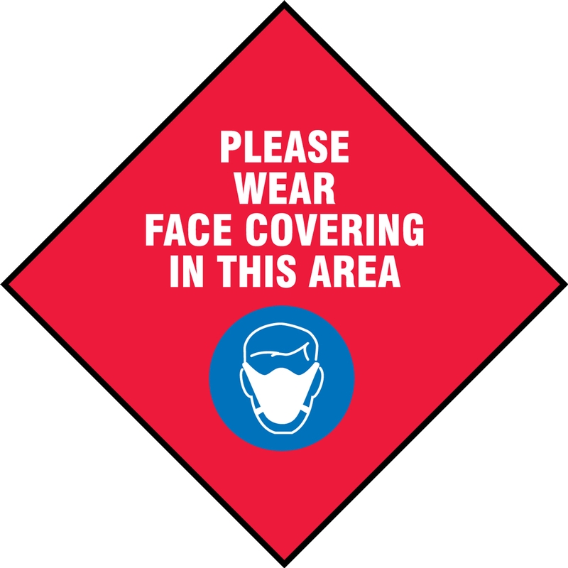 Please Wear Face Covering In This Area