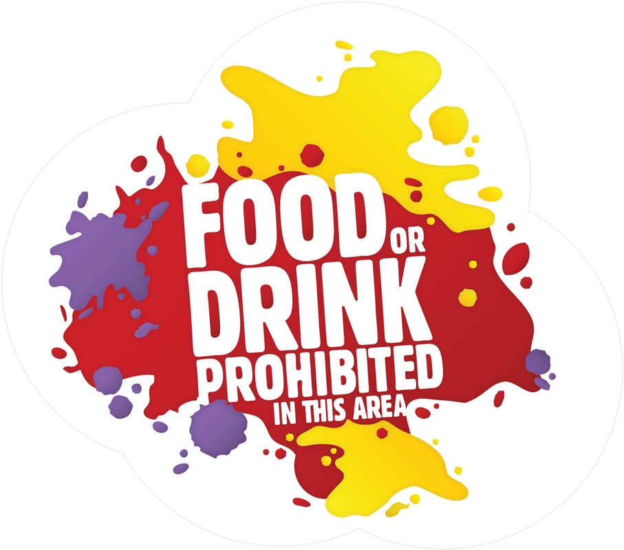 Plant & Facility, Legend: FOOD OR DRINK PROHIBITED IN THIS AREA