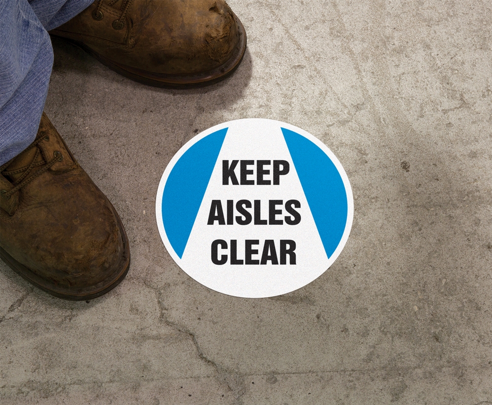 KEEP AISLES CLEAR