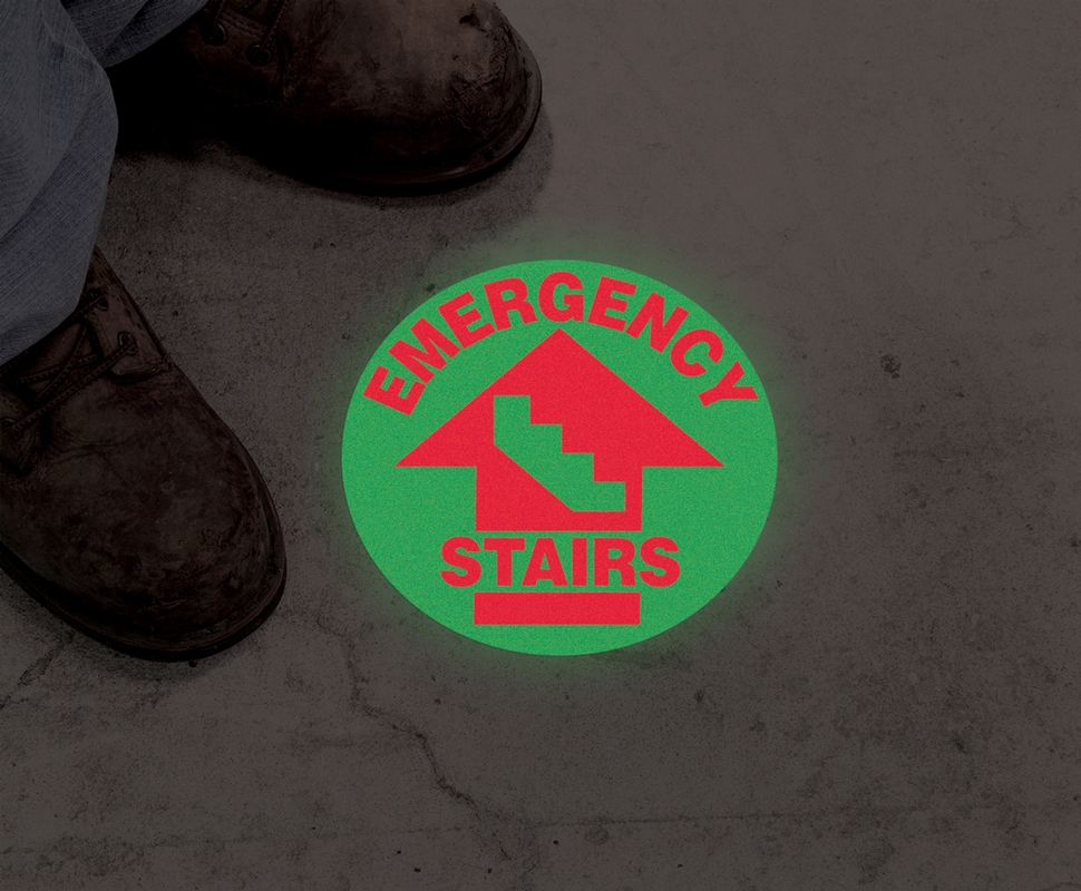 EMERGENCY STAIRS (W/ GRAPHIC) (GLOW)