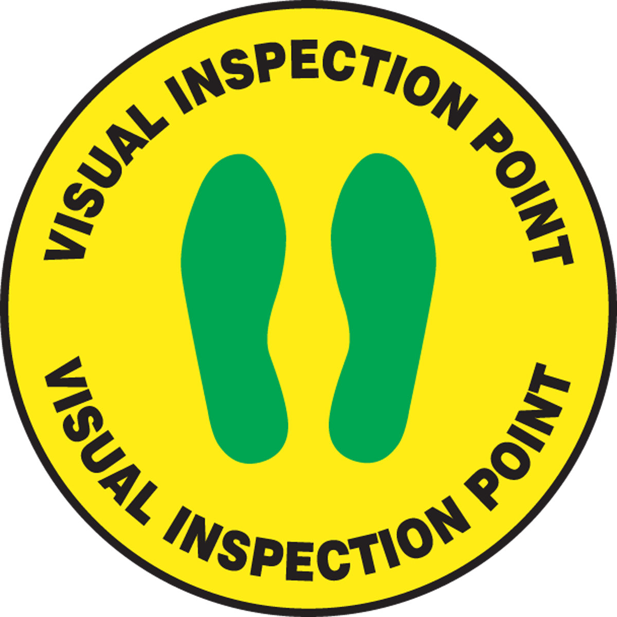 Plant & Facility, Legend: VISUAL INSPECTION POINT W/GRAPHIC