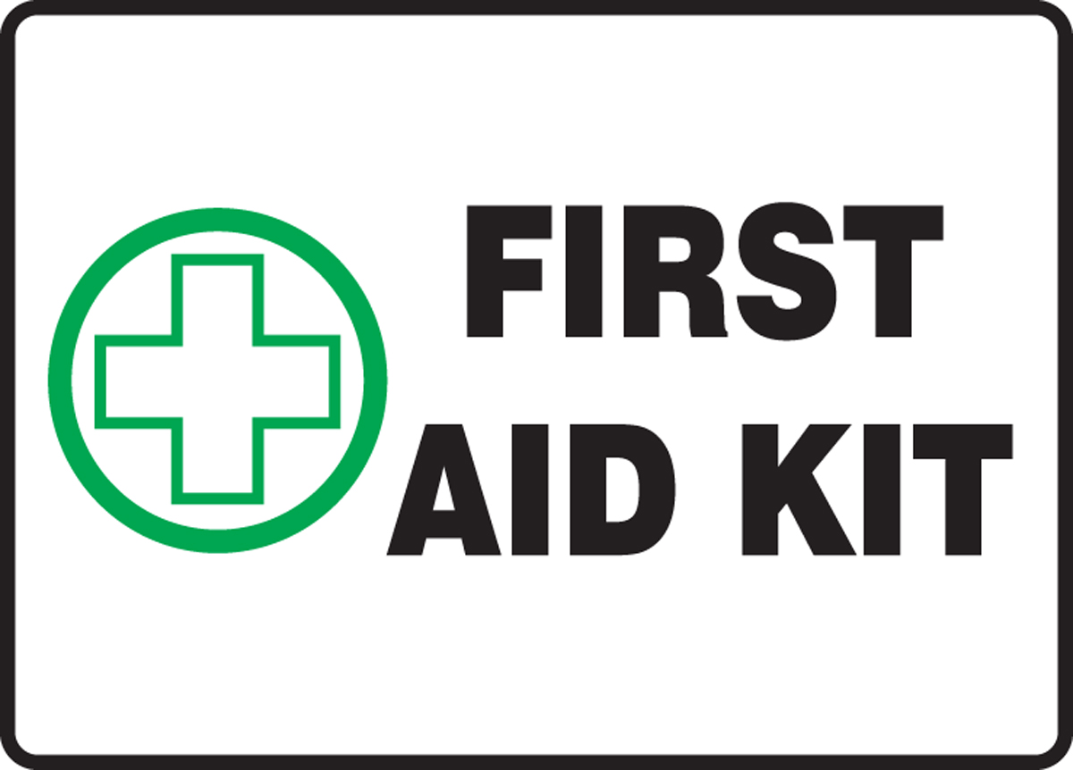 1mm Rigid Plastic Update Sign First Aid Emergency Safety First Aiders Are 