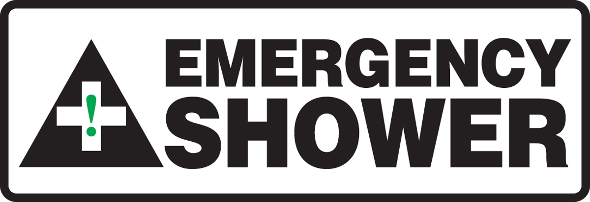 EMERGENCY SHOWER (W/GRAPHIC)