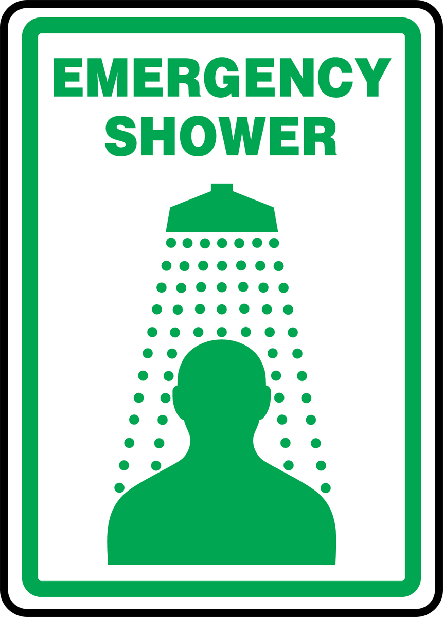 EMERGENCY SHOWER (W/GRAPHIC)
