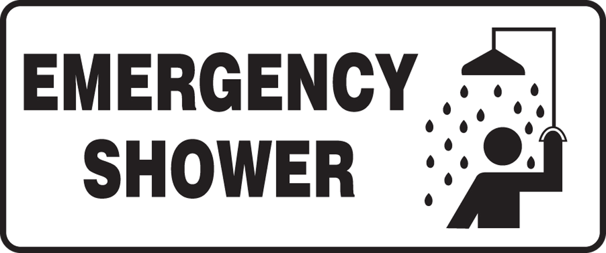 EMERGENCY SHOWER (W/GRAPHIC)