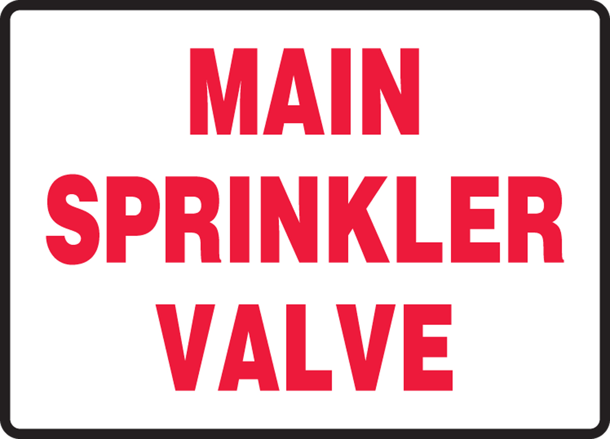 MAIN SPRINKLER VALVE