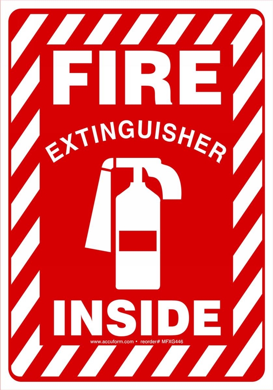 FIRE EXTINGUISHER INSIDE (W/GRAPHIC)