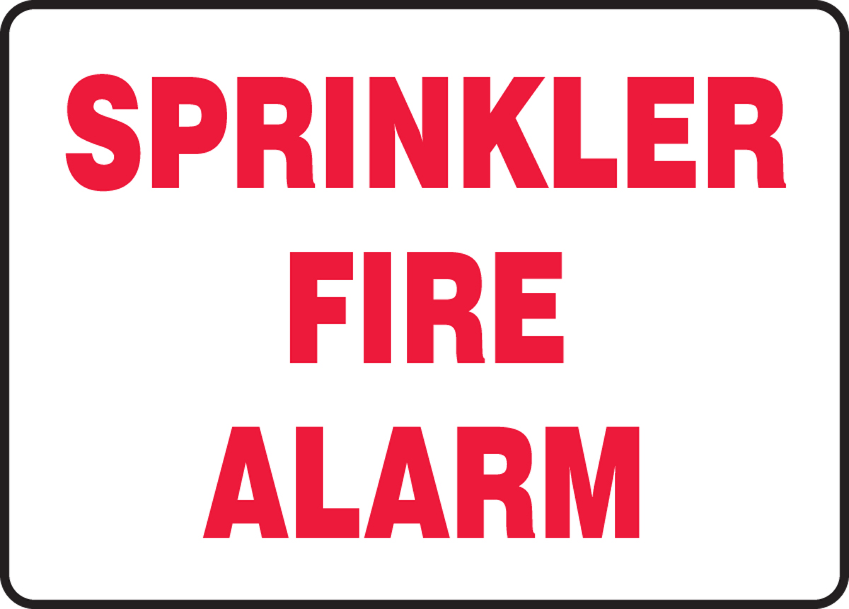 SPRINKLER FIRE ALARM