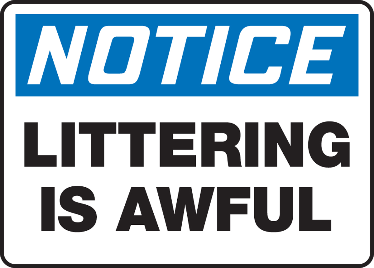 LITTERING IS AWFUL