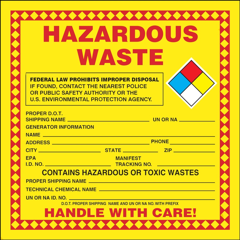 Yellow Diamond Hazard Label Labels Design Ideas