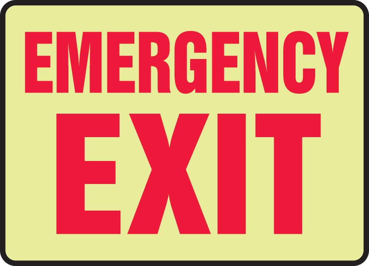 EMERGENCY EXIT