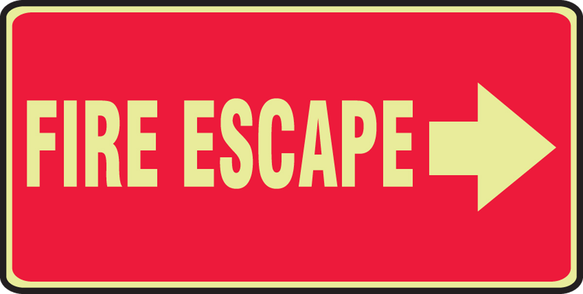 FIRE ESCAPE (ARROW RIGHT)